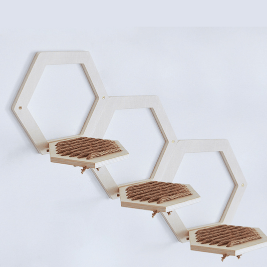 Heaven's Stair 3er Set - Das elegante Wandregal für aktive Katzen - FlowDo - AnimalsKatzen Kletterwand