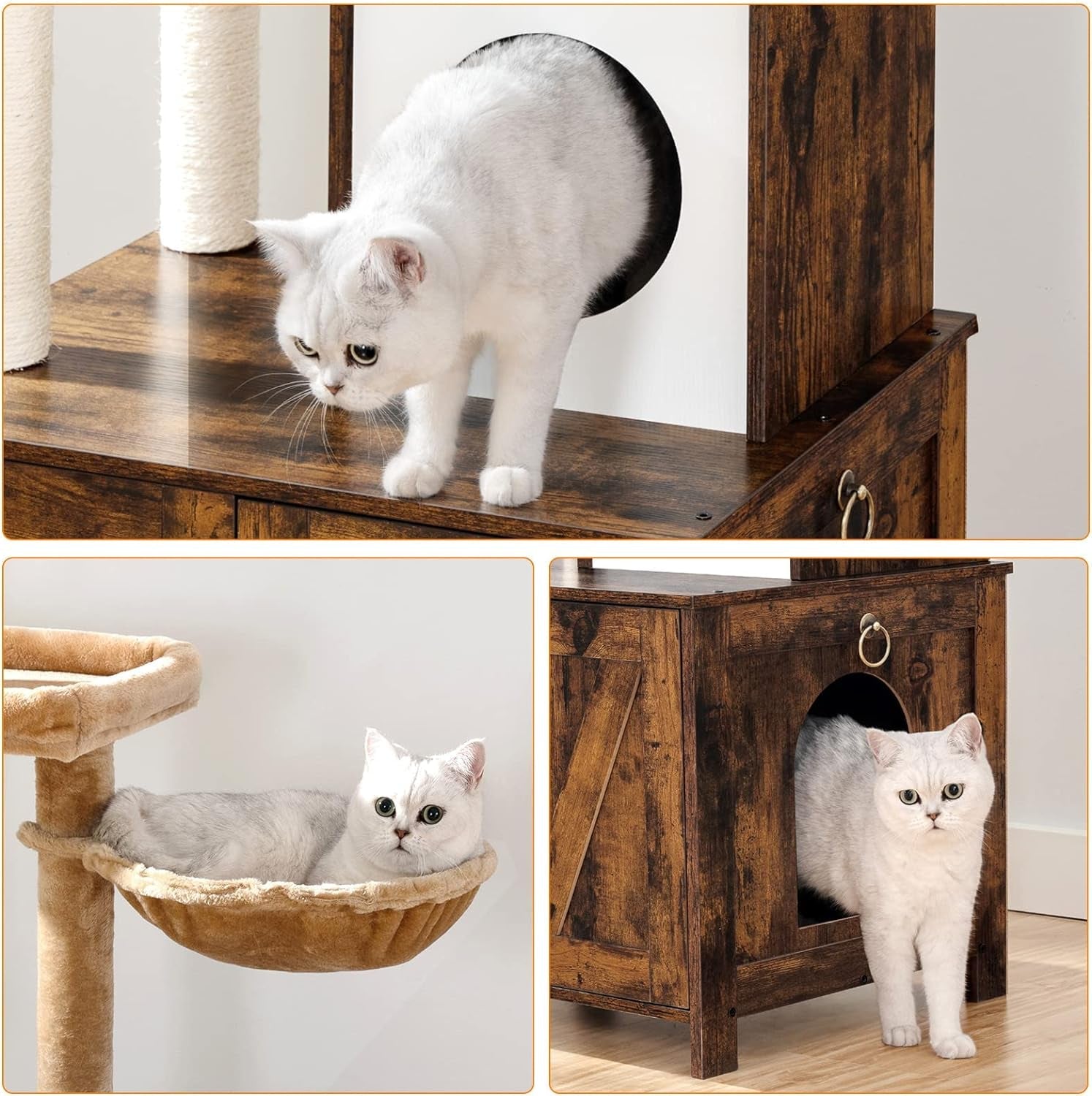 2-in-1 Multi Katzenschrank – Ansicht 3