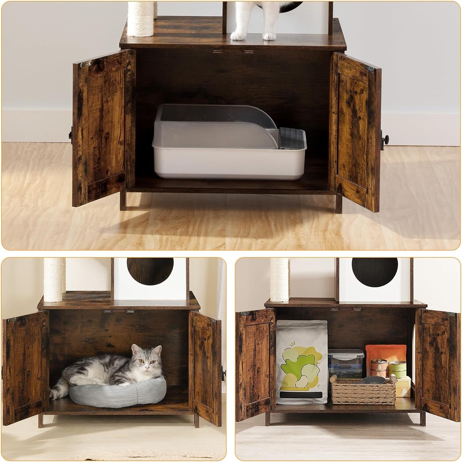 2-in-1 Multi Katzenschrank – Ansicht 4