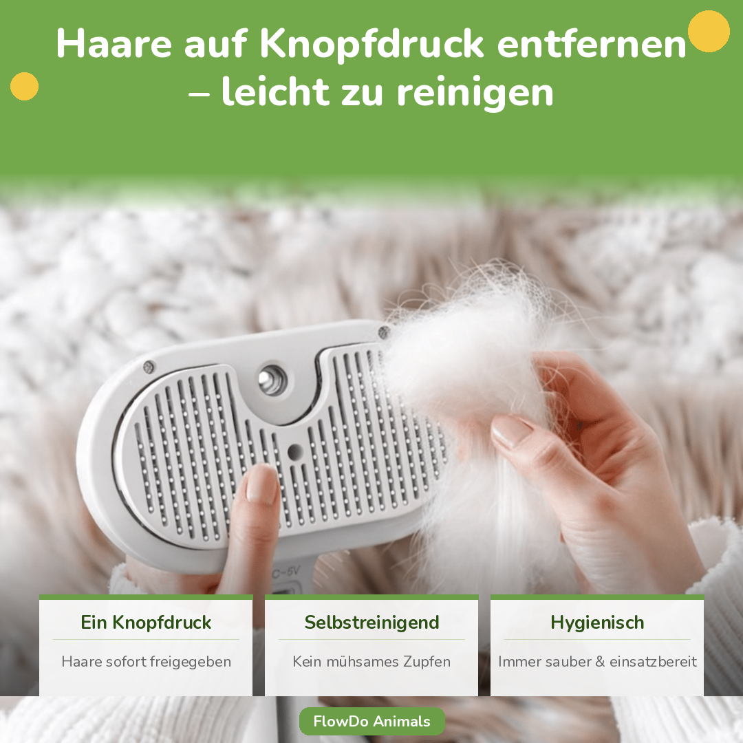 SteamBrush 3-in-1 Wassernebel-Bürste für Katzen – Bild 4