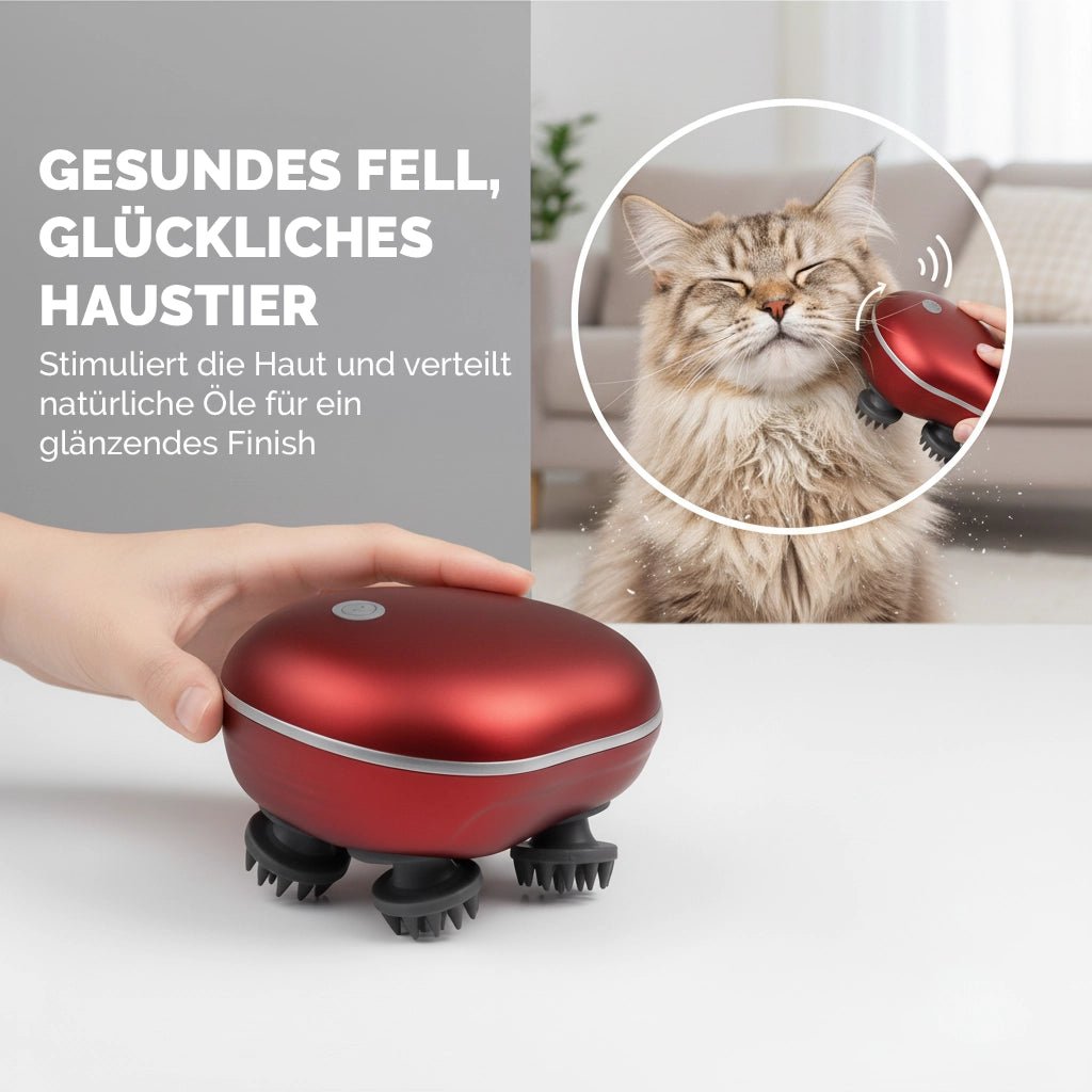 WhiskerWave – Das Massagegerät, das deine Katze von selbst einfordert - FlowDo - AnimalsKatzenpflege